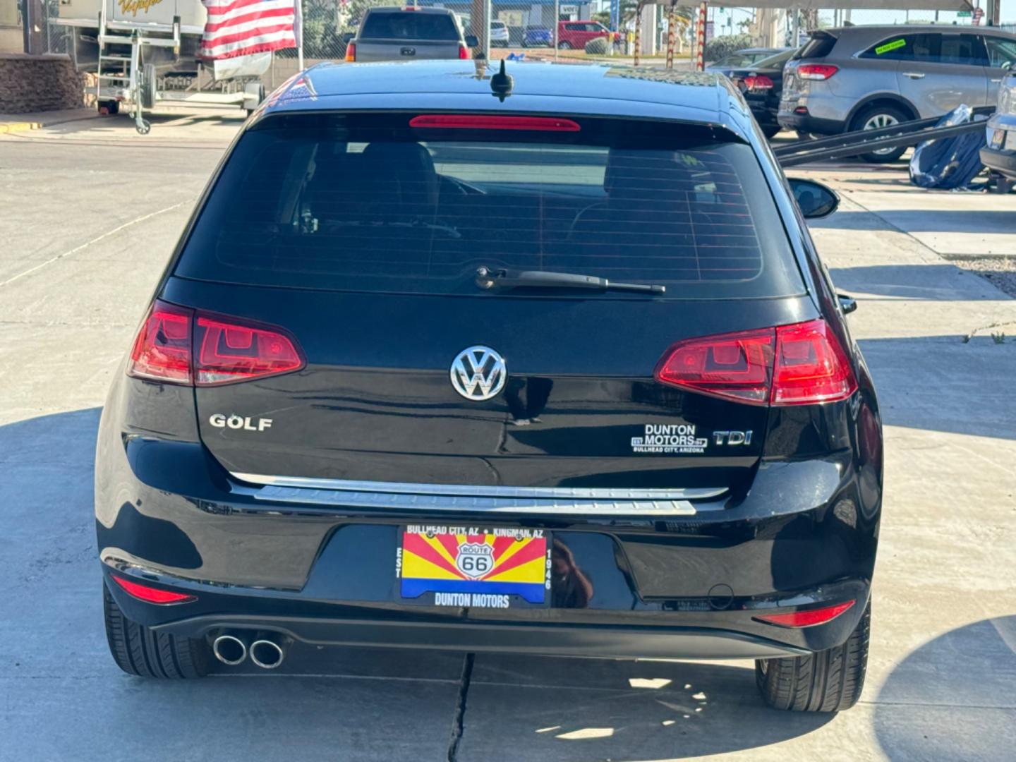 2015 Black Volkswagen Golf (3VW2A7AU5FM) , located at 2190 Hwy 95, Bullhead City, AZ, 86442, (928) 704-0060, 0.000000, 0.000000 - low mileage hard to find volkswagen golf diesel. bluetooth, backup camera, leather, moonroof. Fender stereo system. This car is super clean and runs great. - Photo#5